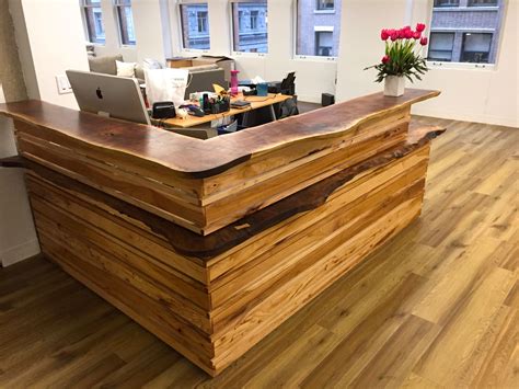 Unique Reception Desks Wooden Reception Desk Custom Reception Desk