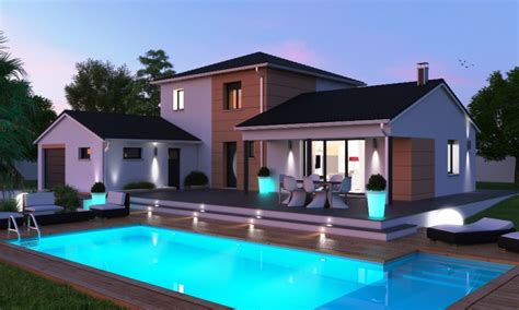 121 plans de maison avec 4 chambres et plus. Maison à Etage 4 chambres | Construction maison ...