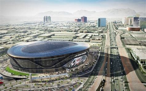 Las Vegas Raiders Allegiant Stadium Location Map And Distance From The Strip
