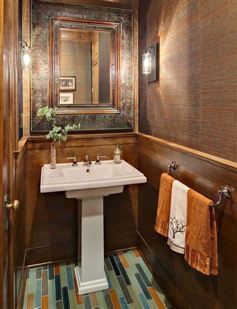 How To Make A Narrow Powder Room Feel Inviting And Comfortable 15 Ideas