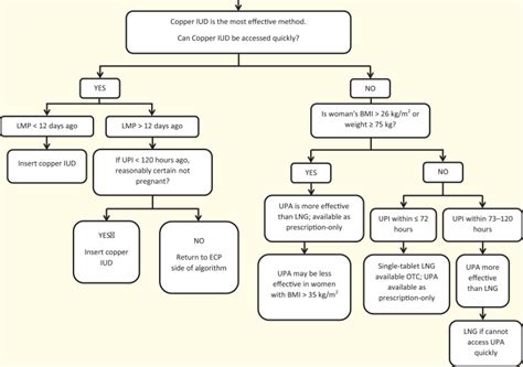 Emergency Contraception Algorithm And Guide For Clinicians Nursing