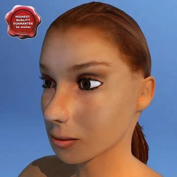 Female Human Character Dasha Nude 3D Model 91444184