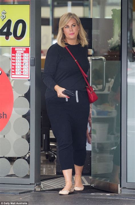 Samantha Armytage Flaunts Her Curves As She Gets A Manicure Daily