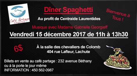 L'agence municipale de l'habitat, 2 mail des enfants d'izieu à argenteuil, ouverte au public tous. 2017-12-16 Dîner spaghetti du café partage - TVC d'Argenteuil