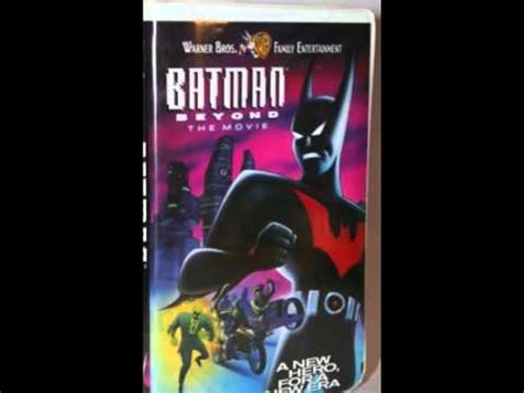 The film was released on vhs in 1985 by playhouse video, in 1989 by cbs/fox video, and in 1994 by fox video. Batman Beyond the Movie VHS Plan - YouTube