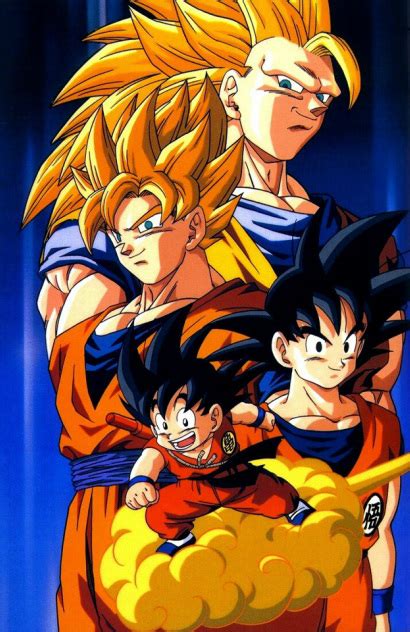 After goku is made a kid again by the black star dragon balls, he goes on a journey to get back to his old self. Characters of DBZ - The Anime World