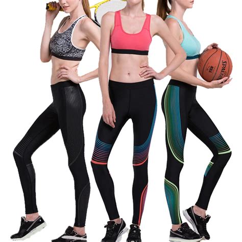 Yel Women S Running Pants Compression Tights Exercise Sports Fitness Jogging Jogger Running