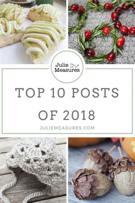 Top Ten Posts From 2018 Julie Measures