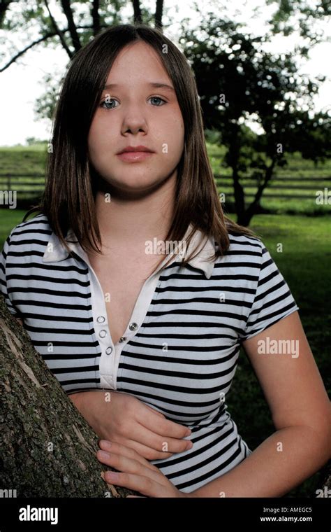 Teenager Frau Stockfotografie Alamy
