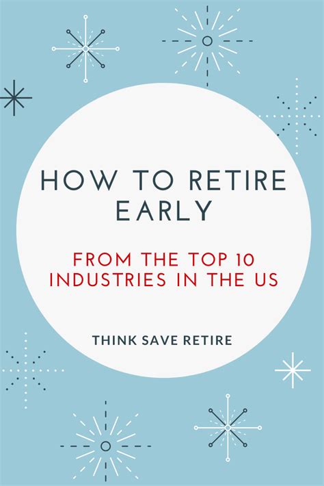 How To Retire Early From The Best Industries For Employment Early