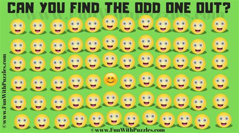Easy Odd One Out Picture Puzzles For Kids