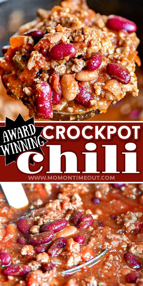 Easy Chili Recipe Crockpot Best Chili Recipe Chilli Recipes Crockpot