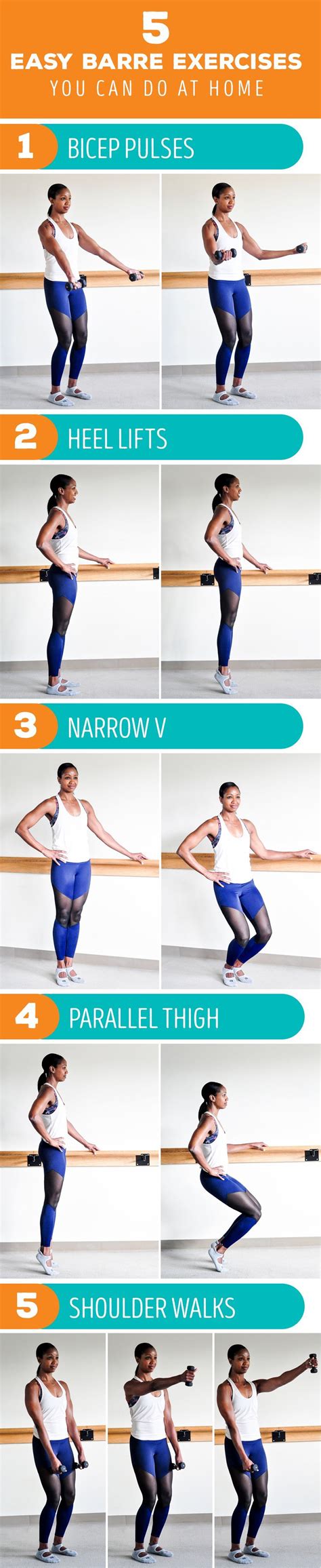 Try This Quick And Easy Barre Workout Routine For Toning That You Can