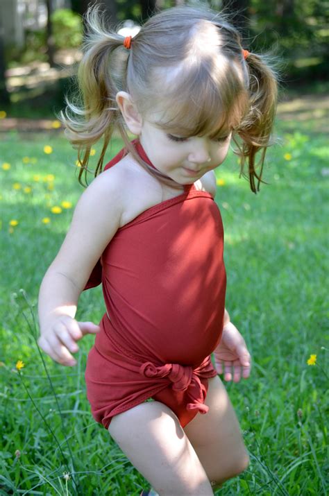 Baby Bathing Suit Terracotta Wrap Around Swimsuit Toddler Etsy