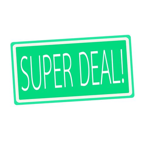 Super Deal White Stamp Text On Green Free Stock Photo Public Domain