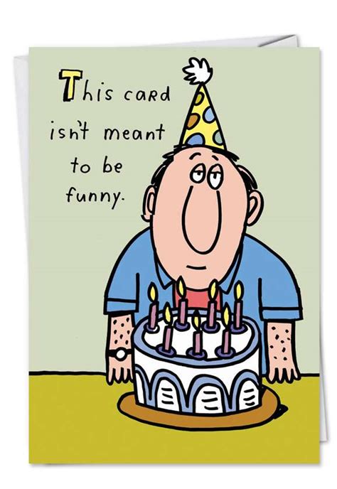 Meant To Be Funny Hilarious Birthday Printed Card