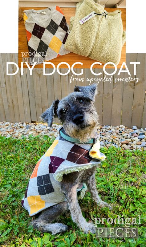 Diy Dog Coat From Upcycled Sweaters Prodigal Pieces