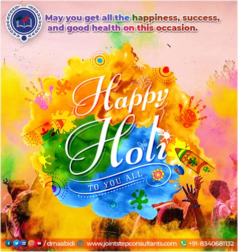 Joint Step Consultants Wishes You A Very Happy Holi Jointstep