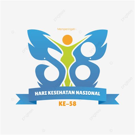 Logo Ucapan Hari Kesehatan Nasional Ke 58 Tahun 2022 Hd Heavyiron