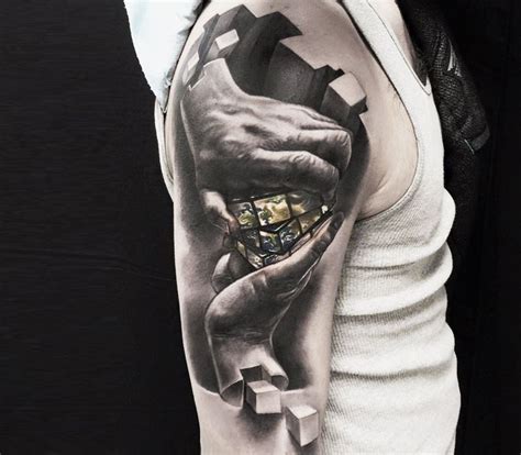 Rubik Cube Tattoo By Jesse Rix Photo 15016