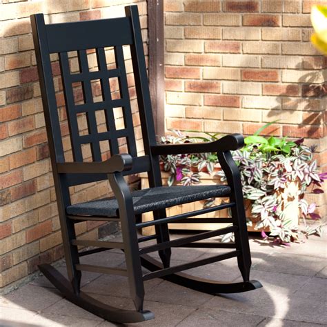 You know it's funny how many seating options i've made since moving to the country….adorondak chair, tall adorondak chairs. Have to have it. Hinkle - Lattice Back Rocker with Rush ...