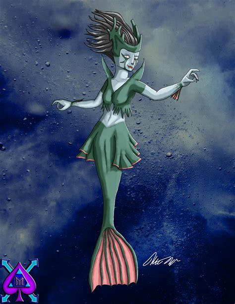Artstation Demon Mermaid