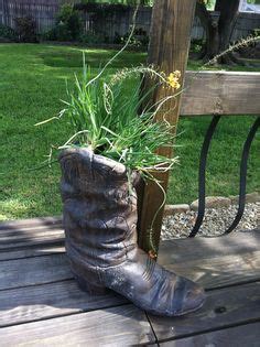 Giant Cowboy Boot Planter Love This Texas Decor Western Decor
