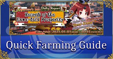 The world of mobile devices has always been considered the next barrier to break by the gaming industry. New Year 2021 - Quick Farming Guide | Fate Grand Order ...