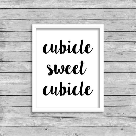 Cubicle Decor Printable Office Wall Art Funny Office Signs Free