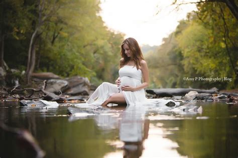 Fall Maternity Photoshoot This Creek Was Such A Beautiful Locatio