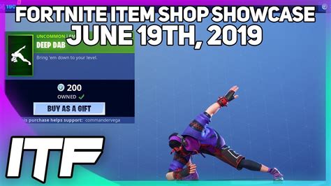 Deep dive into the top players. Fortnite Item Shop *NEW* DEEP DAB EMOTE! [June 19th, 2019 ...