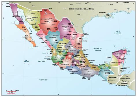 Mexico Mapa Politico Imagui