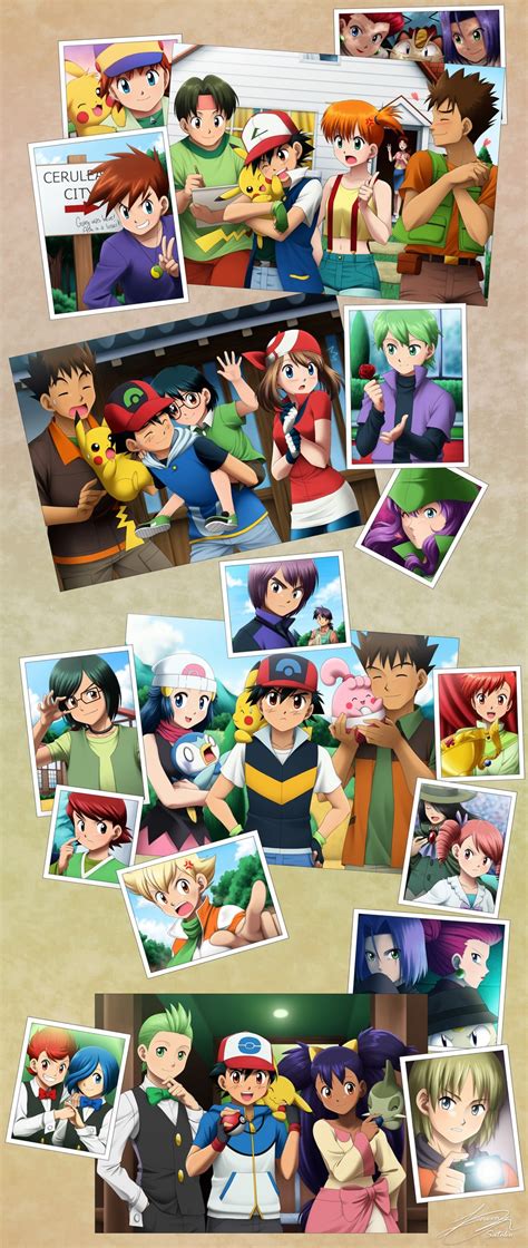 Pikachu Dawn May Ash Ketchum Misty And More Pokemon And More Drawn By Laura Jimenez