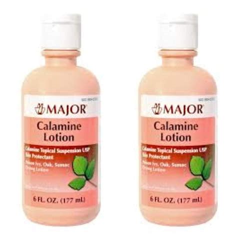 2 Pack Calamine Drying Lotion Topical Suspension Usp Skin Protectant