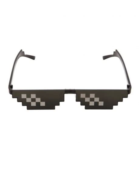 Thug Life Sunglasses 8 Bit Pixelated Mosaic Glasses Deal With It Glasses 8 Bit Pixel In Double