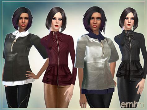 The Sims Resource Female Outerwear Set By Ernhn • Sims 4 Downloads