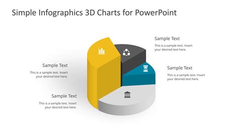 Simple Infographics 3d Charts For Powerpoint Slidemodel