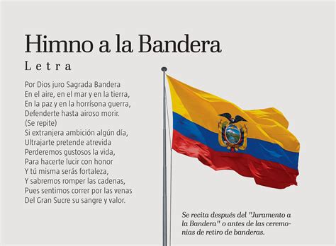 Recitacion A La Bandera Del Ecuador Cortas Mi Bandera Tricolor By