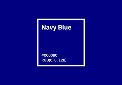 Navy Blue Color Hex Rgb Cmyk Pantone Color Codes Us Brand Colors