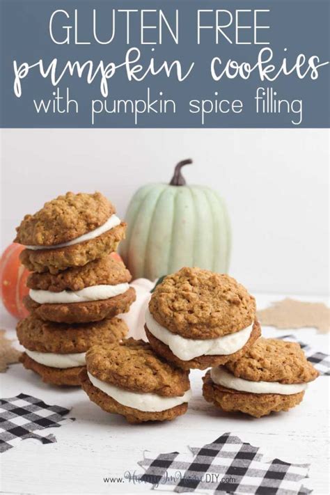 Delicious Gluten Free Pumpkin Cookies With Pumpkin Spice Filling