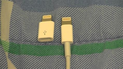 Lightning To Micro Usb Adapter Youtube