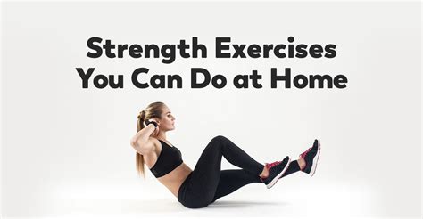 Strength Exercises You Can Do At Home Fitnessexpress123