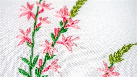 Hand Embroidery For Beginners Learn Lazy Daisy Outline Stitches