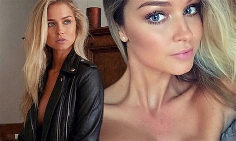 Miss Universe Australia S Renae Ayris Poses In Naked Cleavage Baring Snap Daily Mail Online