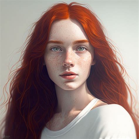 Redhead Girl Ai By Findyouralesya On Deviantart