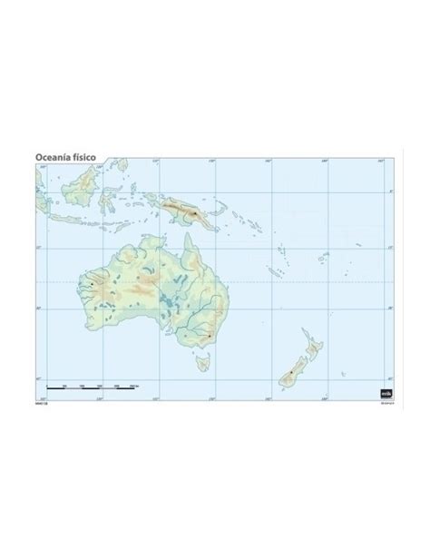 Mapa De Oceania Fisico Sin Nombres Images