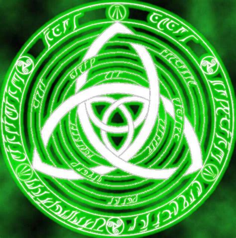 Ritual Circle Green Magic Symbols Magic Circle Druid Neon Green