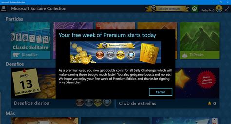 Microsoft Solitaire Collection Te Regala Disfrutar De Una Semana De