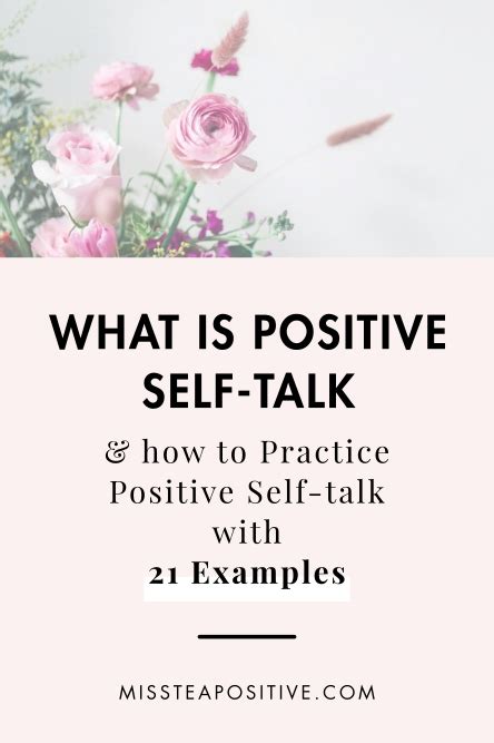 21 Examples Of Positive Self Talk How To Practice Positive Self Talk