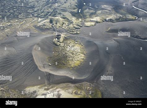 Iceland Lakagigar Volcanic Crater Stock Photo Alamy